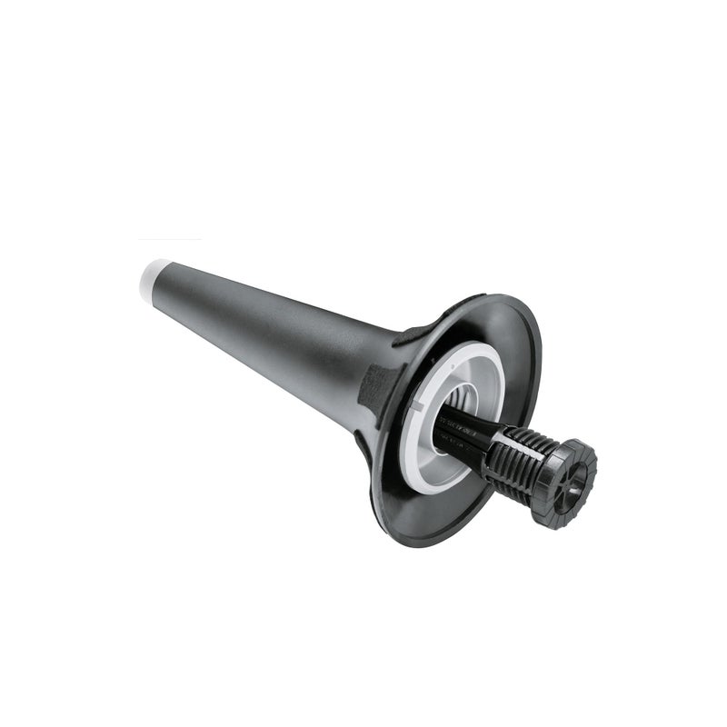 KM K&M كونيغ & ماير 15240.000.55 حامل بوق في الجرس 5 أرجل - درجة احترافية لجميع الموسيقيين - خفيف الوزن ومضغوط - قاعدة مستقرة وآمنة - صنع في ألمانيا - أسود - Image 2